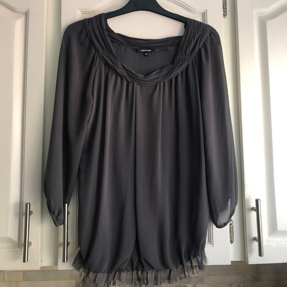 MORE & MORE, blouse top,  taupe, size 38 (German) - Picture 1 of 1